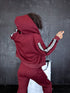 LUX komplekts "SHY GIRL " - BORDO
